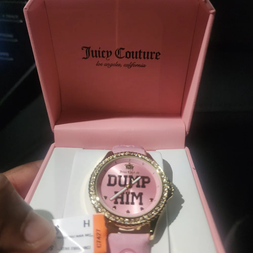 Juicy Couture Pink and Gold Women's Watch - Picture 2 of 3